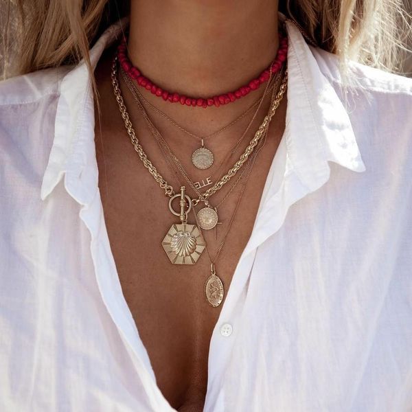 gold color necklace for women 5 layers cross jesus head pendant chain necklaces & pendants velvet s fashion jewelry, Silver
gold color necklace for women 5 layers cross jesus head pendant chain necklaces & pendants velvet s fashion jewelry, Silver