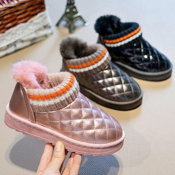 boots winter leather snow for children warm plush fashion boys girls waterproof kids shoes infant toddler, Black;grey
boots winter leather snow for children warm plush fashion boys girls waterproof kids shoes infant toddler, Black;grey