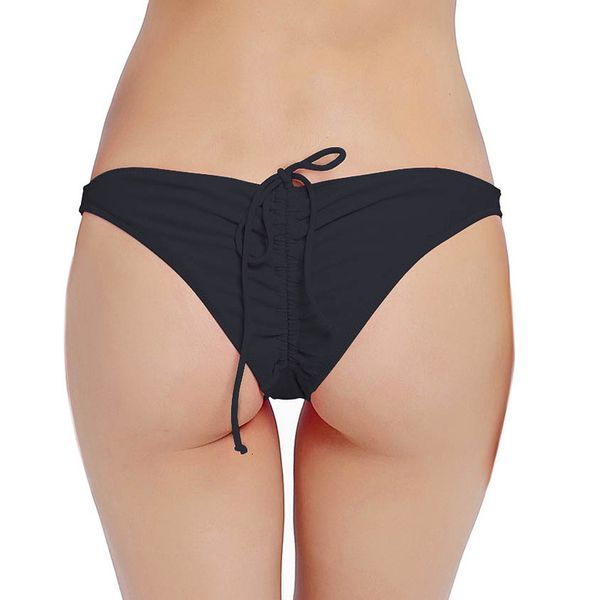 black pants super with back wrinkle bandage bikini swimming trunks half buttocks, White;black
black pants super with back wrinkle bandage bikini swimming trunks half buttocks, White;black