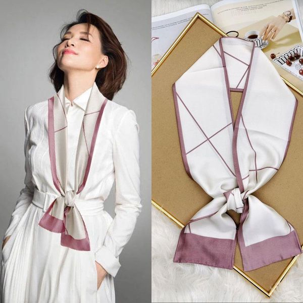 scarves silk scarf women's fashion all-match decorative streamer korean version of thin scarf, narrow and long, imitation, Blue;gray
scarves silk scarf women's fashion all-match decorative streamer korean version of thin scarf, narrow and long, imitation, Blue;gray