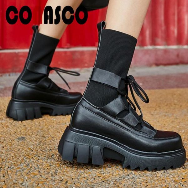 boots conasco fashion women mid-calf autumn winter warm genuine leather casual elegant shoes concise slipcing woman, Black
boots conasco fashion women mid-calf autumn winter warm genuine leather casual elegant shoes concise slipcing woman, Black