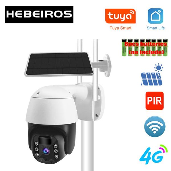 hebeiros tuya smart gsm 4g sim wifi solar battery ip ptz camera 1080p outdoor waterproof pir alarm motion detection cctv cameras
hebeiros tuya smart gsm 4g sim wifi solar battery ip ptz camera 1080p outdoor waterproof pir alarm motion detection cctv cameras