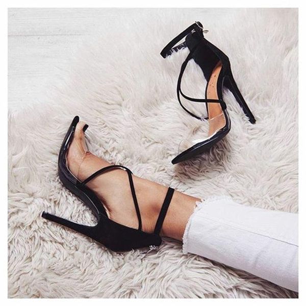 dress shoes women shallow fashion transparent strap buckle sandals high heels cm cut-outs black party
dress shoes women shallow fashion transparent strap buckle sandals high heels cm cut-outs black party