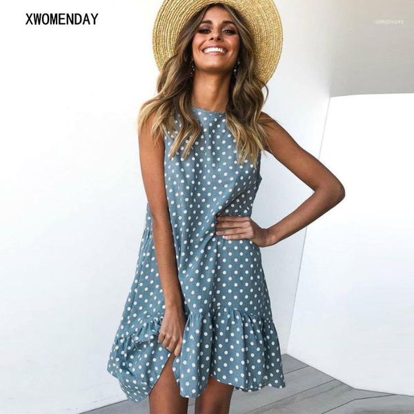 vestidos draped women dress 2021 summer sleeveless casual a line loose dresses dot printed beach short mini sundress1, Black;gray
vestidos draped women dress 2021 summer sleeveless casual a line loose dresses dot printed beach short mini sundress1, Black;gray