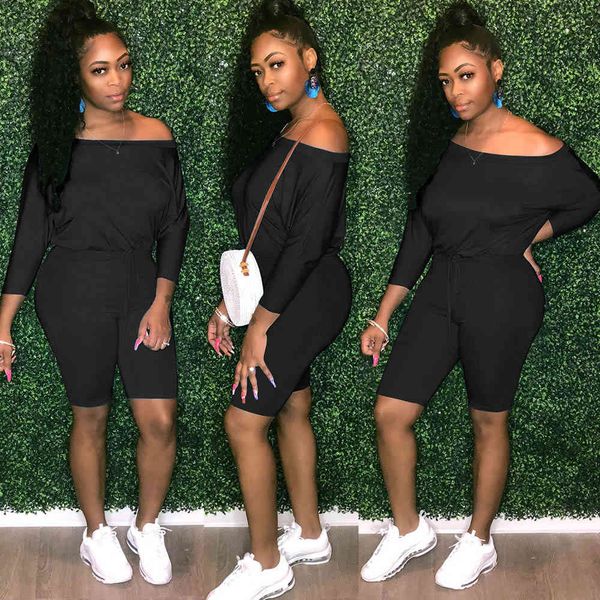 rompers women black overalls off the shoulder three quater sleeves knee length elastic bands clubwear women's playsuit african night n2, Black;white
rompers women black overalls off the shoulder three quater sleeves knee length elastic bands clubwear women's playsuit african night n2, Black;white