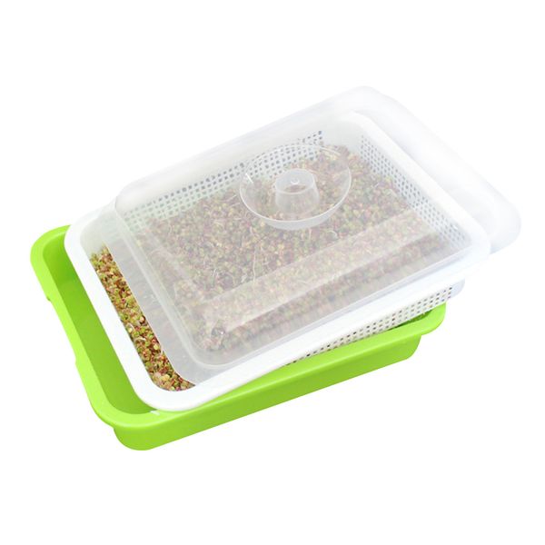 insulation tray double layer encryption seedling tray culture beans hydropinics spourting nursery tray with cover storage box
insulation tray double layer encryption seedling tray culture beans hydropinics spourting nursery tray with cover storage box