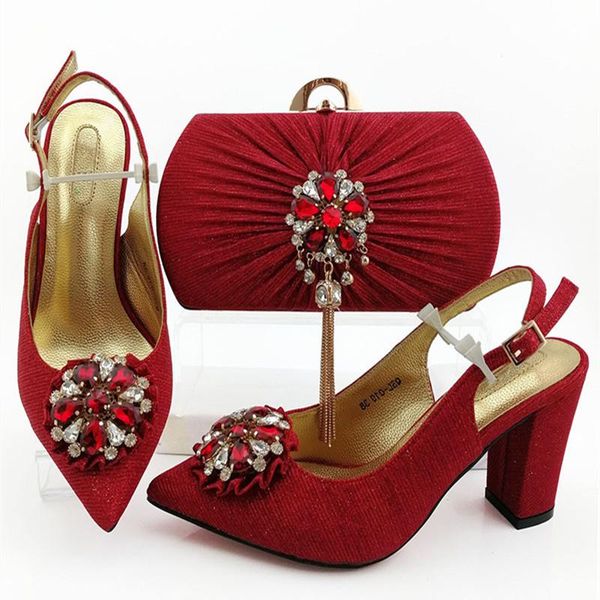 dress shoes selling elegant rhinestone high heels red color and bag set italian style ladies purse for party, Black
dress shoes selling elegant rhinestone high heels red color and bag set italian style ladies purse for party, Black