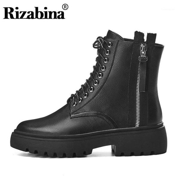 boots rizabina ankle for women genuine leather leisure shoes cross strap round toe flats winter size 34-391, Black
boots rizabina ankle for women genuine leather leisure shoes cross strap round toe flats winter size 34-391, Black