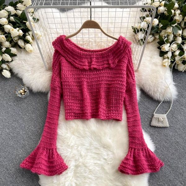 women's sweaters fashion fall slash neck extension sweater knitted shirt women's clothes off the shoulder hollow out short s5vi, White;black
women's sweaters fashion fall slash neck extension sweater knitted shirt women's clothes off the shoulder hollow out short s5vi, White;black
