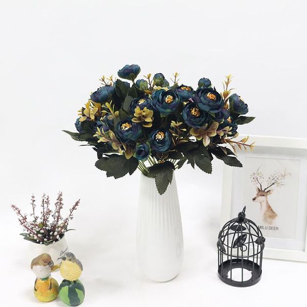 artificial silk flowers tea rose bouquet wedding home decoration diy flower arrangement fake decorative & wreaths
artificial silk flowers tea rose bouquet wedding home decoration diy flower arrangement fake decorative & wreaths