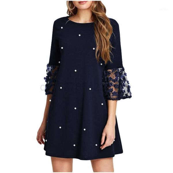 large polka dot floral sleeve solid a-line casual loose dress short skirt female dresses, Black;gray
large polka dot floral sleeve solid a-line casual loose dress short skirt female dresses, Black;gray