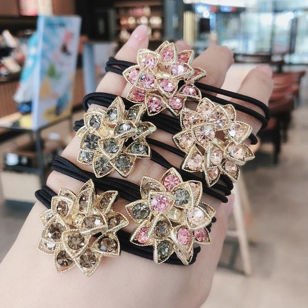 korea colorful geometric crystal flower elastic hair bands rubber band accessories for girls ties gum for1
korea colorful geometric crystal flower elastic hair bands rubber band accessories for girls ties gum for1
