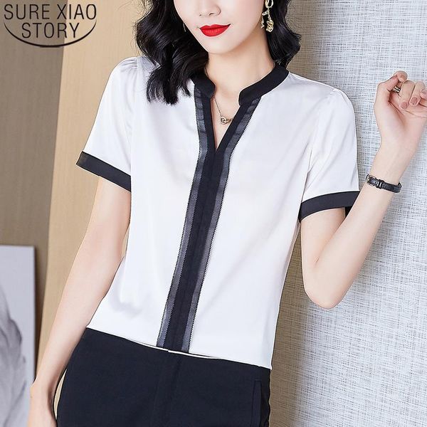women's blouses & shirts office lady fashion white blouse women silk satin shirt summer 2021 short sleeve loose pullover clothes blusas
women's blouses & shirts office lady fashion white blouse women silk satin shirt summer 2021 short sleeve loose pullover clothes blusas