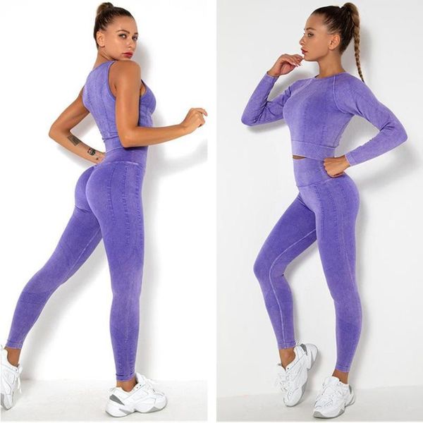 yoga outfit washing water women set crop sports bra high waist leggings long sleeve 2 piece fitness tracksuit workout clothes
yoga outfit washing water women set crop sports bra high waist leggings long sleeve 2 piece fitness tracksuit workout clothes