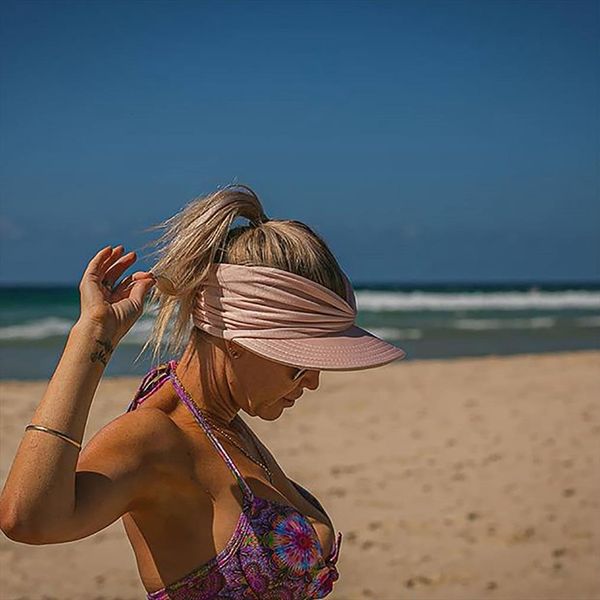 colorful summer hat womens sun visor anti ultraviolet elastic hollow cap casual caps outdoor sport beach sunhat, Blue;gray
colorful summer hat womens sun visor anti ultraviolet elastic hollow cap casual caps outdoor sport beach sunhat, Blue;gray