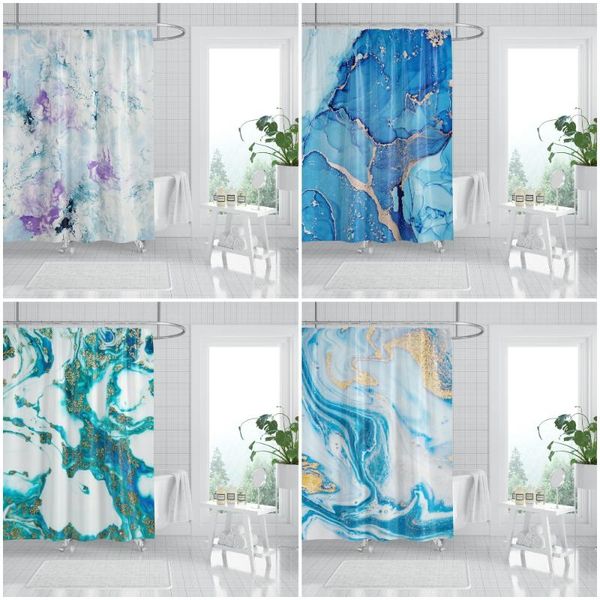 shower curtains blue marble curtain golden texture waterproof bathtub moisture resistant bathroom accessories
shower curtains blue marble curtain golden texture waterproof bathtub moisture resistant bathroom accessories