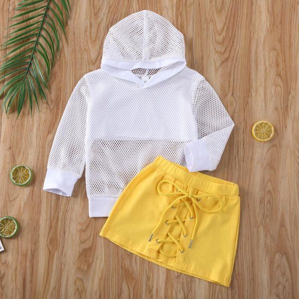 clothing sets baby & children's 1-6years infant girl kid long-sleeve t-shirt hooded mesh + skirt clothes set, White
clothing sets baby & children's 1-6years infant girl kid long-sleeve t-shirt hooded mesh + skirt clothes set, White