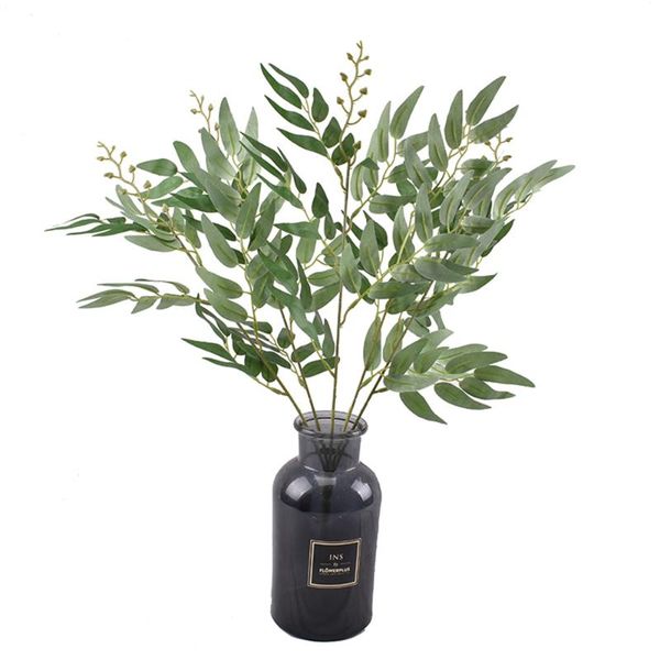 decorative flowers & wreaths multi-forked willow silk fake leaves flower branches olive family garden wedding celebration decoration plant p
decorative flowers & wreaths multi-forked willow silk fake leaves flower branches olive family garden wedding celebration decoration plant p