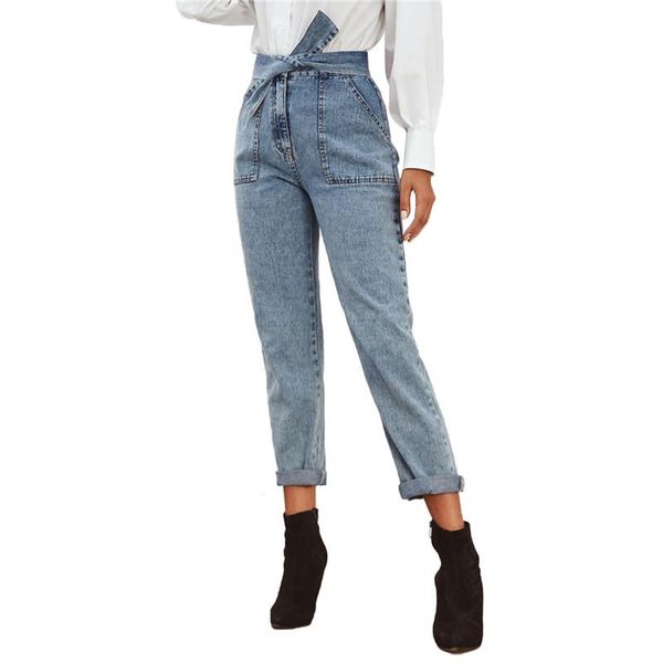 women's classic high waist jeans vintage stretchy jegging denim pants for women skinny, Blue
women's classic high waist jeans vintage stretchy jegging denim pants for women skinny, Blue