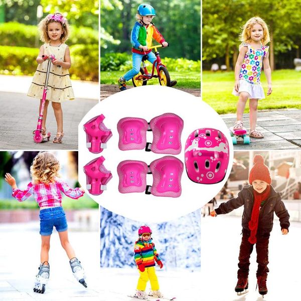 kids boy girl safety helmet knee elbow pad sets sports protective gear skating support pads set outdoors 7pc &, Black;gray
kids boy girl safety helmet knee elbow pad sets sports protective gear skating support pads set outdoors 7pc &, Black;gray