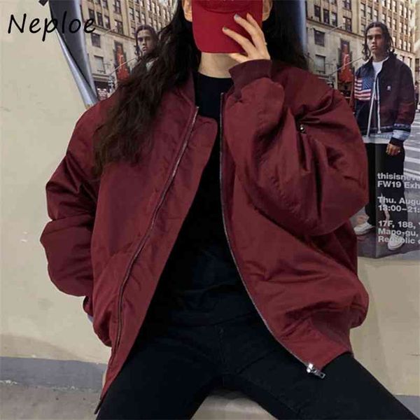 loose casual femme parkas solid color all-match vintage cotton coat double pockets zip winter women jacket 210422, Black;brown
loose casual femme parkas solid color all-match vintage cotton coat double pockets zip winter women jacket 210422, Black;brown