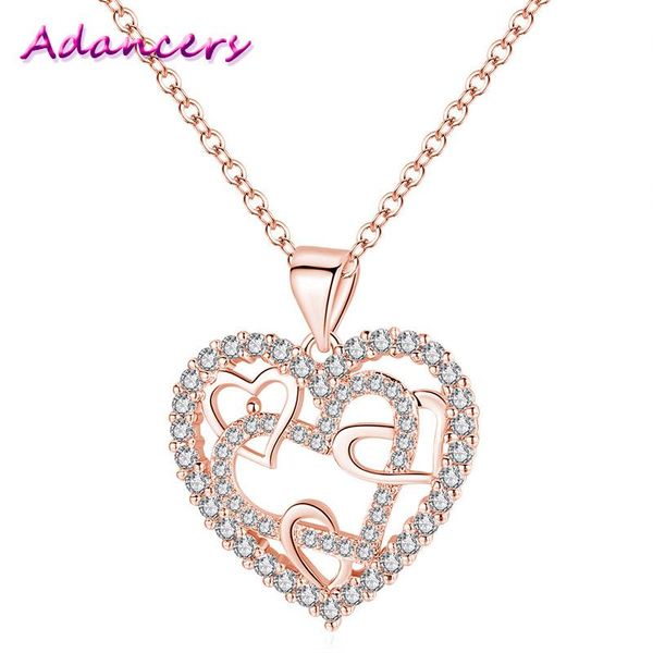 women necklace winding heart-shaped ladies jewelry micro-set tanabata love birthday gift chains, Silver
women necklace winding heart-shaped ladies jewelry micro-set tanabata love birthday gift chains, Silver