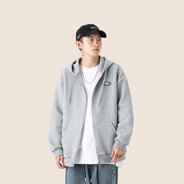 men's hoodies & sweatshirts 2021 waffle pattern autumn&winter fashion cargidan hoodie for man solid color easy match hooded male clothi, Black
men's hoodies & sweatshirts 2021 waffle pattern autumn&winter fashion cargidan hoodie for man solid color easy match hooded male clothi, Black