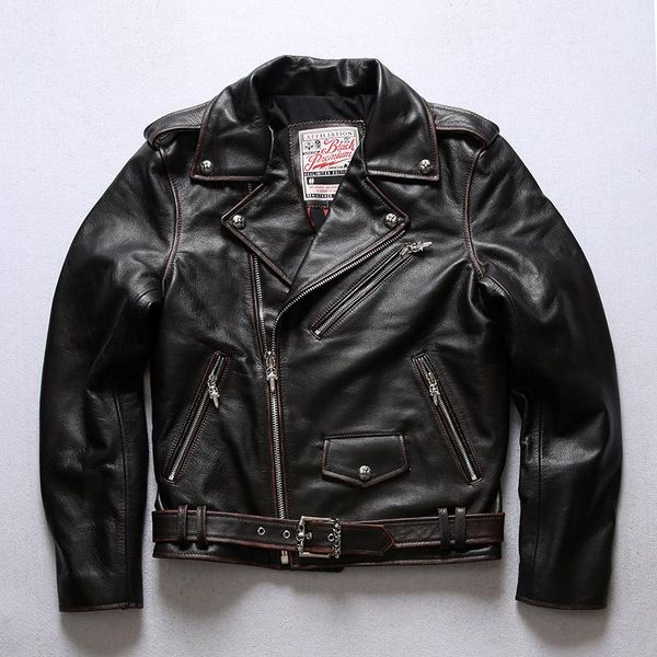 men's leather & faux aff-10 rockcanroll super quality coat genuine cow cowhide stylish durable vintage jacket, Black
men's leather & faux aff-10 rockcanroll super quality coat genuine cow cowhide stylish durable vintage jacket, Black