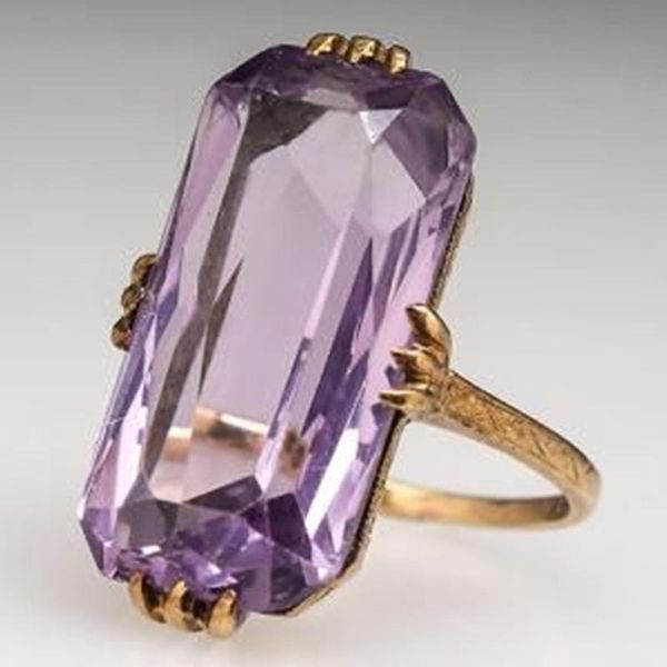 wedding rings design elegant lady big size crystal purple stone for women fashion bridal party accessories trendy jewelry, Slivery;golden
wedding rings design elegant lady big size crystal purple stone for women fashion bridal party accessories trendy jewelry, Slivery;golden