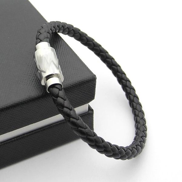good luxury bracelet leather rope stainless steel clasp men's and women's bracelets wholesale, Golden;silver
good luxury bracelet leather rope stainless steel clasp men's and women's bracelets wholesale, Golden;silver