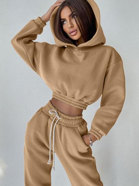 women's two piece pants tawnie tracksuit 2021 autumn winter fleece hooded sweatshirt trouser suits casual sportswear sets matching outf, White
women's two piece pants tawnie tracksuit 2021 autumn winter fleece hooded sweatshirt trouser suits casual sportswear sets matching outf, White