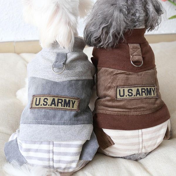 dog apparel striped army pet clothes winter warm bathrobe jumpsuits pajamas thick coats clothing for dogs cat yorkie teddy
dog apparel striped army pet clothes winter warm bathrobe jumpsuits pajamas thick coats clothing for dogs cat yorkie teddy