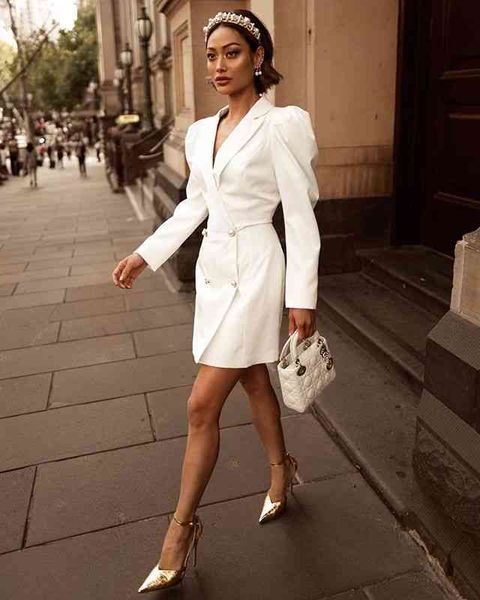 dress quality elegant ladies white deep long sleeves with buttons high street evening dress, Black;gray
dress quality elegant ladies white deep long sleeves with buttons high street evening dress, Black;gray