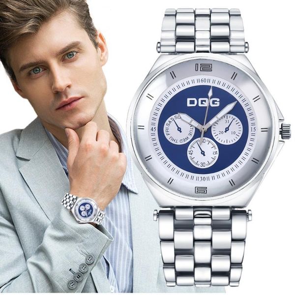 wristwatches relogio masculino watch men leisure mens watches 2021 dqg quartz silver stainless steel wrist gifts, Slivery;brown
wristwatches relogio masculino watch men leisure mens watches 2021 dqg quartz silver stainless steel wrist gifts, Slivery;brown