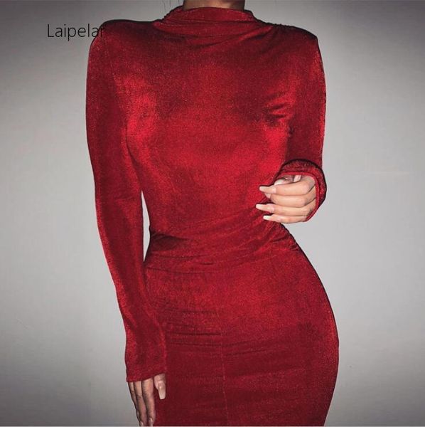 casual dresses laipelar 2021 high waist long sleeve bodycon slim midi dress autumn winter women streetwear party elegant christmas, Black;gray
casual dresses laipelar 2021 high waist long sleeve bodycon slim midi dress autumn winter women streetwear party elegant christmas, Black;gray