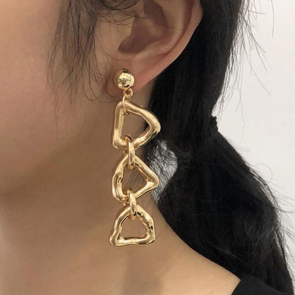 dangle & chandelier punk metal stainless long irregular stud drop earrings jewelry gold/silver color women fashion vintage party accessories
dangle & chandelier punk metal stainless long irregular stud drop earrings jewelry gold/silver color women fashion vintage party accessories