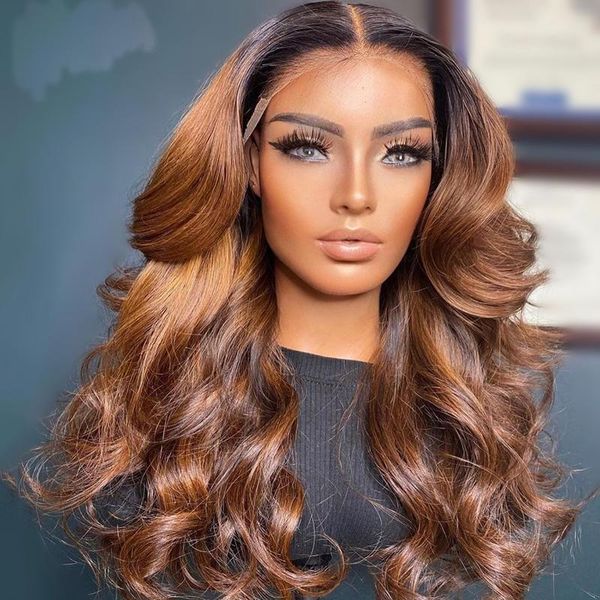 brazilian ombre honey brown wave with dark roots remy 13x6/4 lace front human hair wig for women baby adjustable strap wigs, Black;brown
brazilian ombre honey brown wave with dark roots remy 13x6/4 lace front human hair wig for women baby adjustable strap wigs, Black;brown