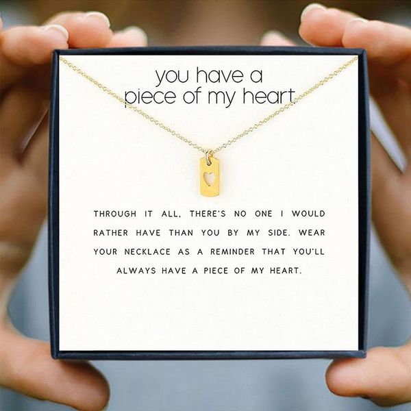 pendant necklaces icareu hollow heart brand necklace creative alloy clavicle short chain make wish card gift box arrival, Silver
pendant necklaces icareu hollow heart brand necklace creative alloy clavicle short chain make wish card gift box arrival, Silver