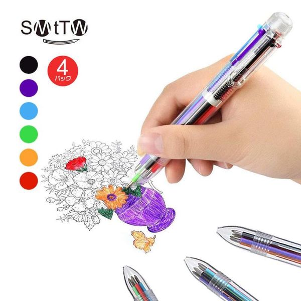 ballpoint pens sml 4pcs 6 in 1 colored stationery pen writing take notes handbook supply, Blue;orange
ballpoint pens sml 4pcs 6 in 1 colored stationery pen writing take notes handbook supply, Blue;orange