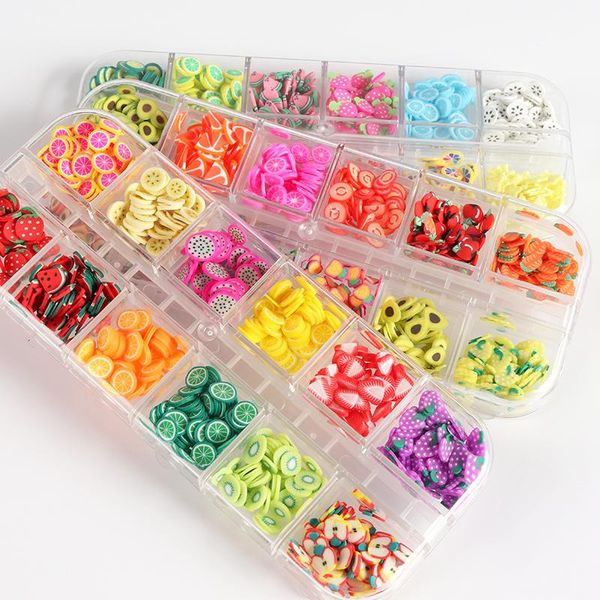 nail art decorations 3boxes soft clay fruit cute strawberry lemon sequins for manicure design gel acrylic salon accessories, Silver;gold
nail art decorations 3boxes soft clay fruit cute strawberry lemon sequins for manicure design gel acrylic salon accessories, Silver;gold