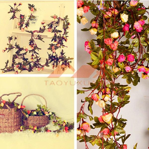 decorative flowers & wreaths 2x cute 7ft artificial fake silk rose flower hanging garland garden wedding ivy vine arch decor
decorative flowers & wreaths 2x cute 7ft artificial fake silk rose flower hanging garland garden wedding ivy vine arch decor