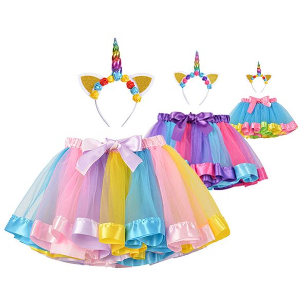 rainbow skirt with headdress tutu half children's princess, White
rainbow skirt with headdress tutu half children's princess, White