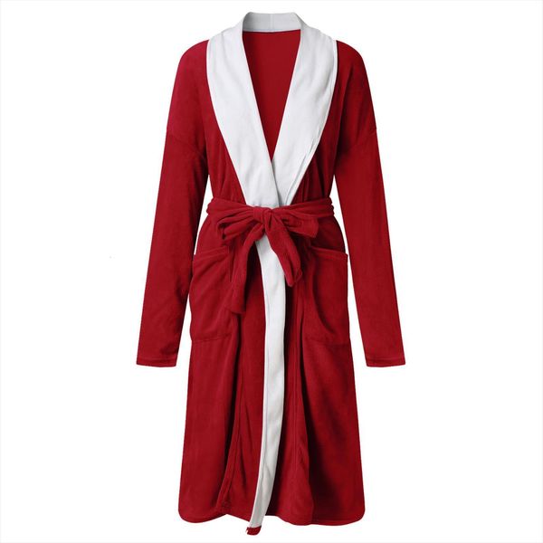 bathrobe winter lapel thick women sleepwear warm robe pocket belt mid length pajamas coral bath velvet home service, Black;red
bathrobe winter lapel thick women sleepwear warm robe pocket belt mid length pajamas coral bath velvet home service, Black;red