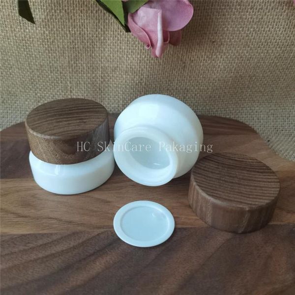 storage bottles & jars high quanlity 15g 50g white porcelain glass jar with dark wood lid shatter-resistant makeup empty box bamboo
storage bottles & jars high quanlity 15g 50g white porcelain glass jar with dark wood lid shatter-resistant makeup empty box bamboo