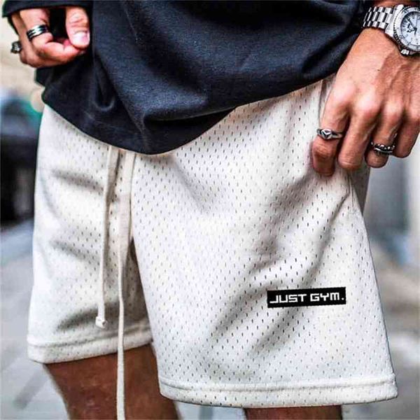 men gym shorts bodybuilding joggers pants summer fashion mesh quick-dry fitness short pants casual brand beach sweatpants 210323, White;black
men gym shorts bodybuilding joggers pants summer fashion mesh quick-dry fitness short pants casual brand beach sweatpants 210323, White;black