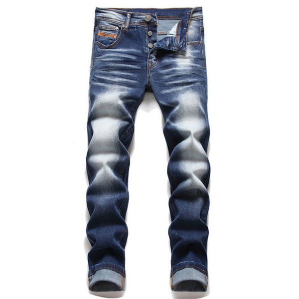 Men's Jeans Fashion Sweat Knee Protector Patchwork High Street Fashions Jogger Trousers Men Elastic Waist Harem Pant Pencil 10, Blue
Men's Jeans Fashion Sweat Knee Protector Patchwork High Street Fashions Jogger Trousers Men Elastic Waist Harem Pant Pencil 10, Blue