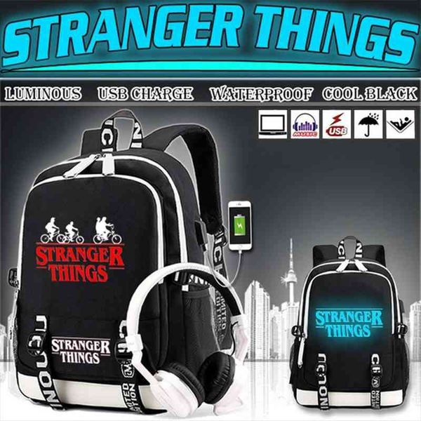 luminous bag multifunction usb charging stranger things travel canvas student backpack for teenagers boys girls school
luminous bag multifunction usb charging stranger things travel canvas student backpack for teenagers boys girls school