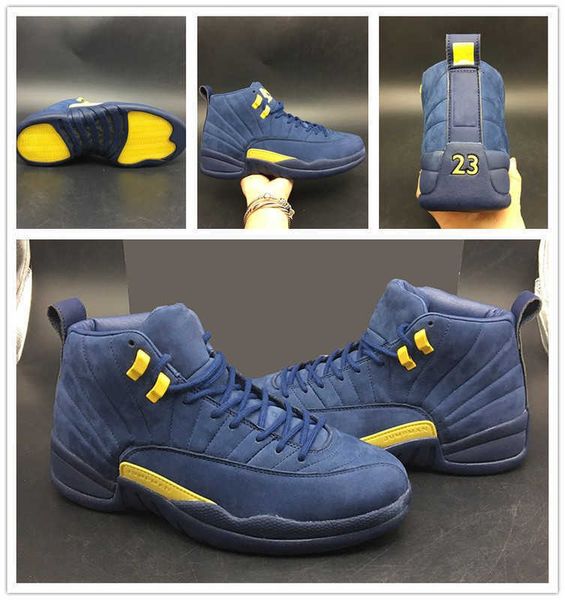 12 xii michigan college navy amarillo basketball shoes for men 12s jumpman sports sneakers with boxugbj
12 xii michigan college navy amarillo basketball shoes for men 12s jumpman sports sneakers with boxugbj