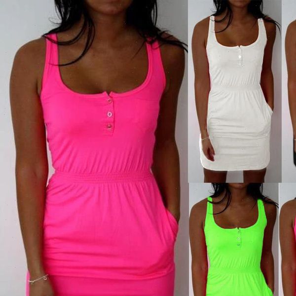 women dresses dress fluorescent color elastic waist lady summer casual sleeveless beach mini vestidos s 5xl, Black;gray
women dresses dress fluorescent color elastic waist lady summer casual sleeveless beach mini vestidos s 5xl, Black;gray