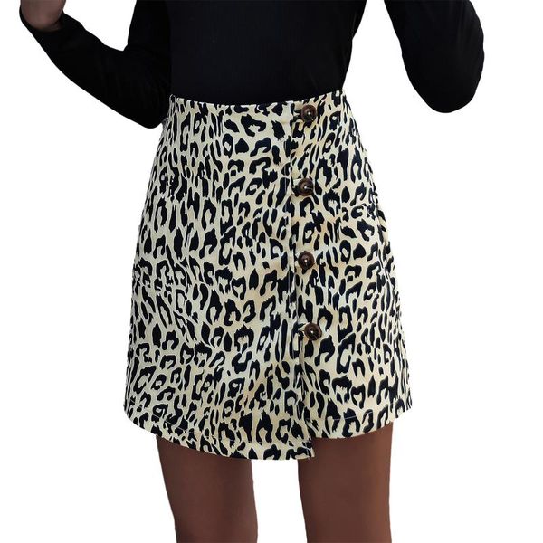 skirts women leopard print skirt autumn high waist single-breasted skinny a-line button decor mini female casaul (yellow), Black
skirts women leopard print skirt autumn high waist single-breasted skinny a-line button decor mini female casaul (yellow), Black